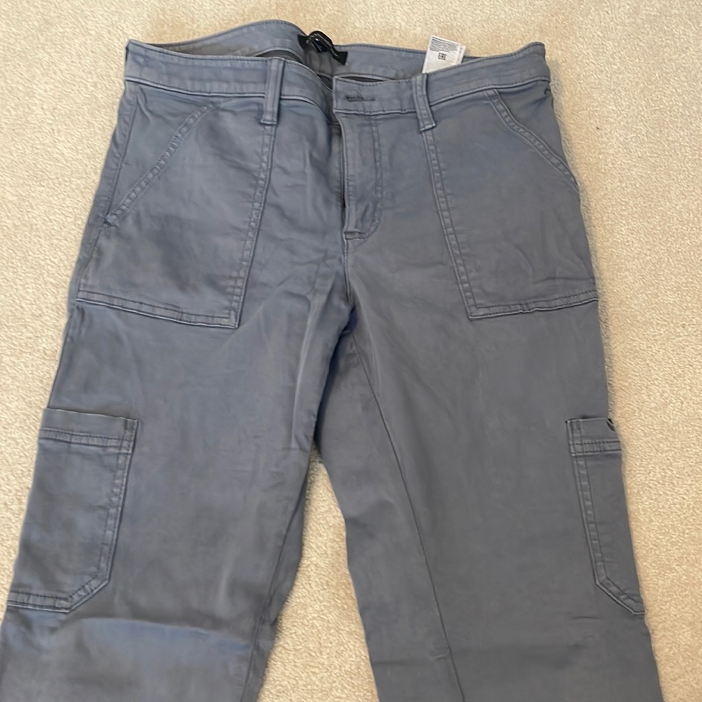 BR skinny ankle cargo pants in a blue/grey Sz 8